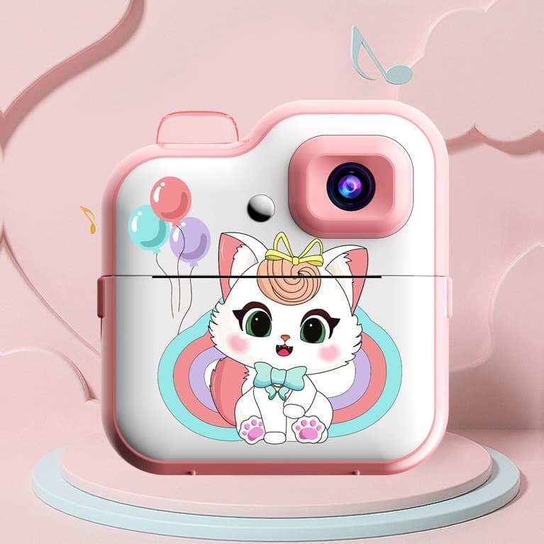 High Definition Mini Instant Camera Childrens BlackandWhite ThermalPrint Digital Camera
