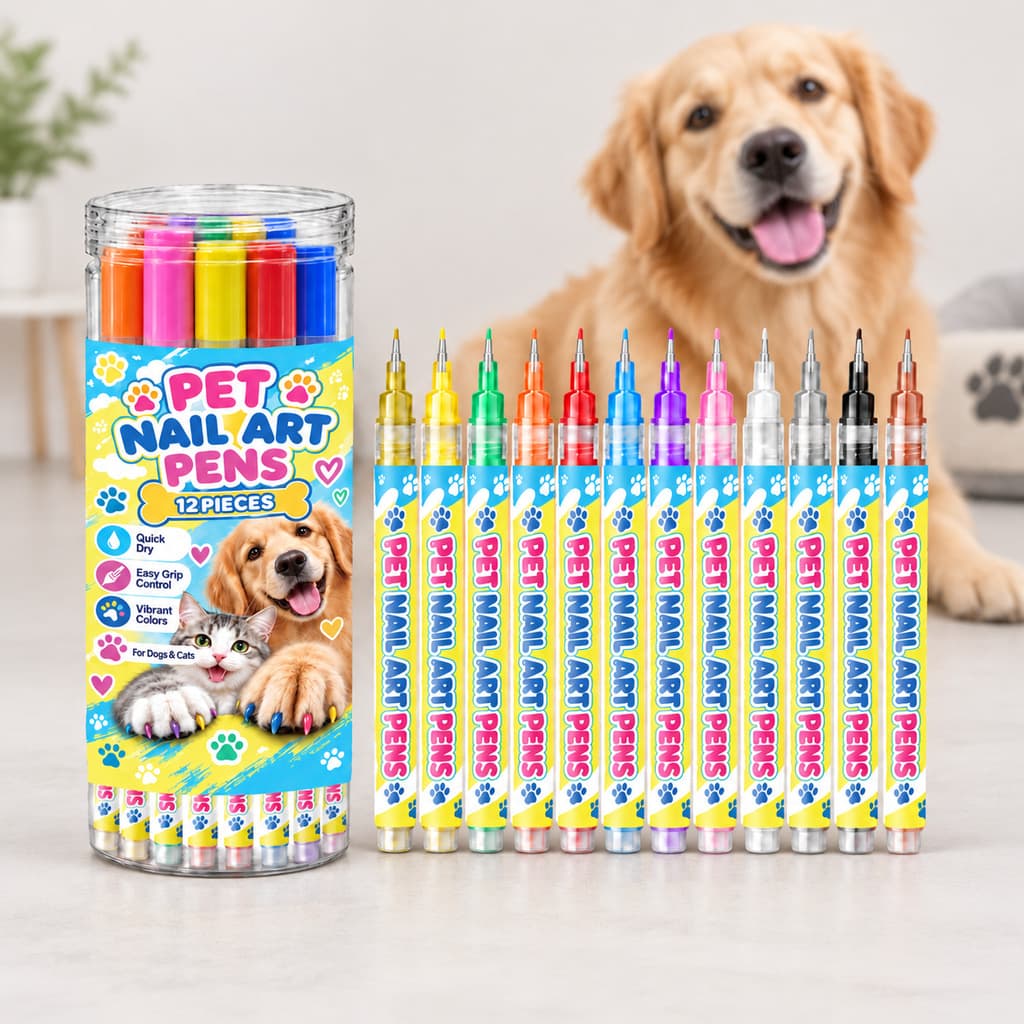 Pet Nail Art Pen With Vibrant Even Color Payoff
