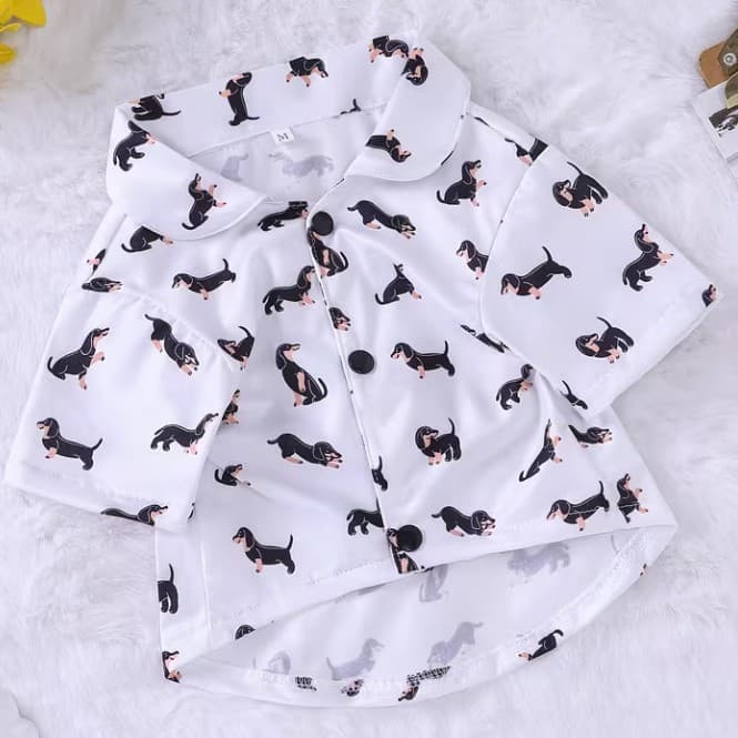 Pet Cat And Dog Universal Printed Shirt Big And Small Dogs