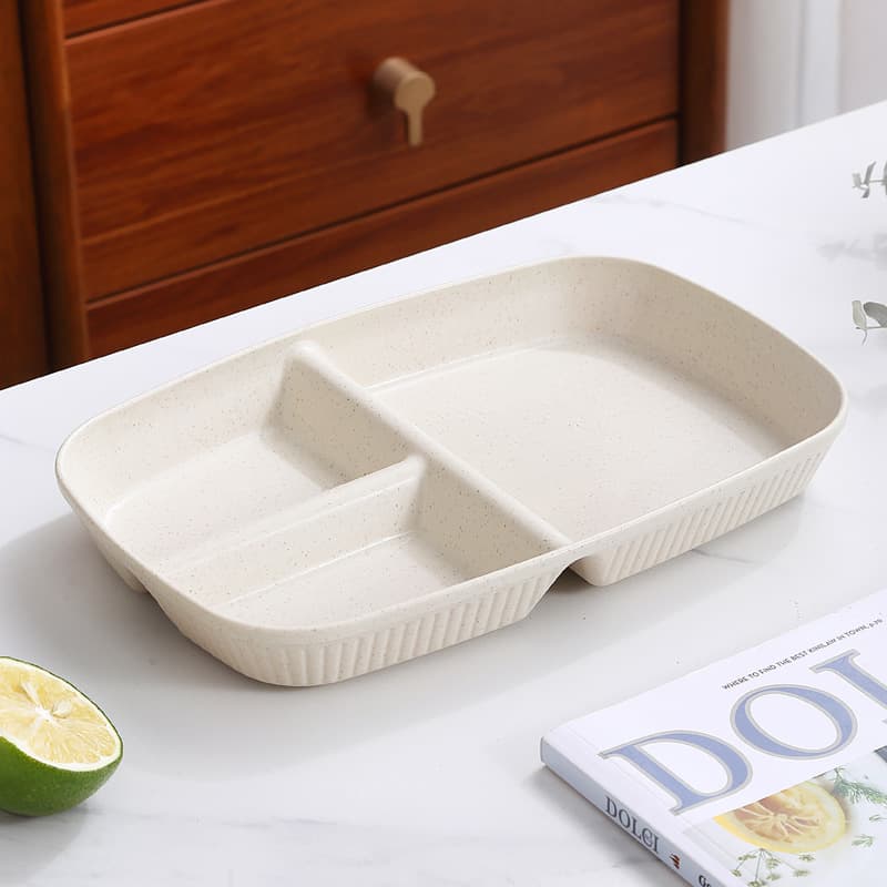 Divided Meal Tray Household Breakfast Plate