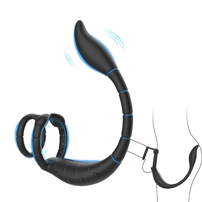 Remote-controlled Vibrating Cock Ring For Couples
