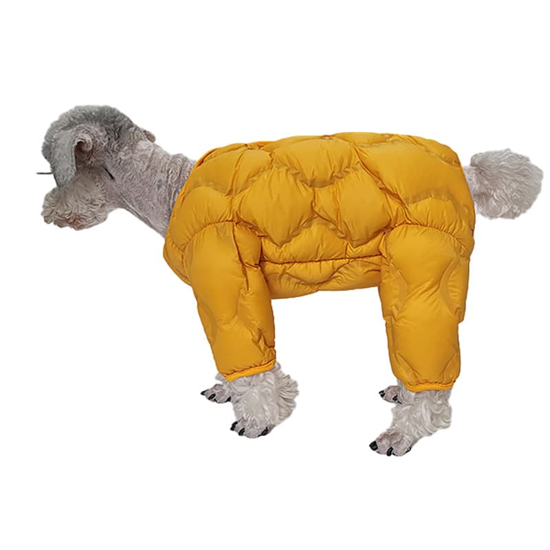 Ultra-Lightweight Comfortable Down Jacket With Belly Coverage Pet Winter Warm Coat For Dogs