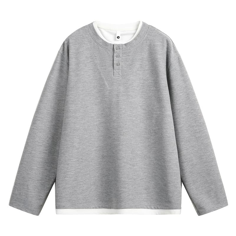 Henrys Mens Loose-fitting Long-sleeve Undershirt