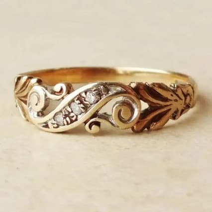 European Style Hollow Carved Zircon Ring Women's Fashionable Light Luxury Finger Jewelry For Daily Wear And Party