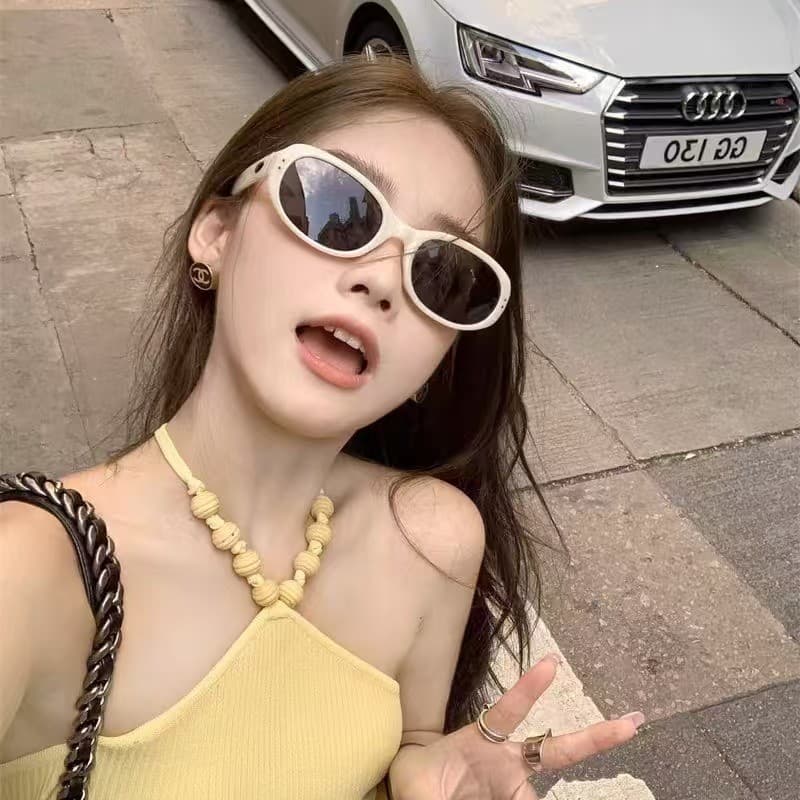 Influencer Street-Style Sun-Protection Trendy Versatile Sunglasses