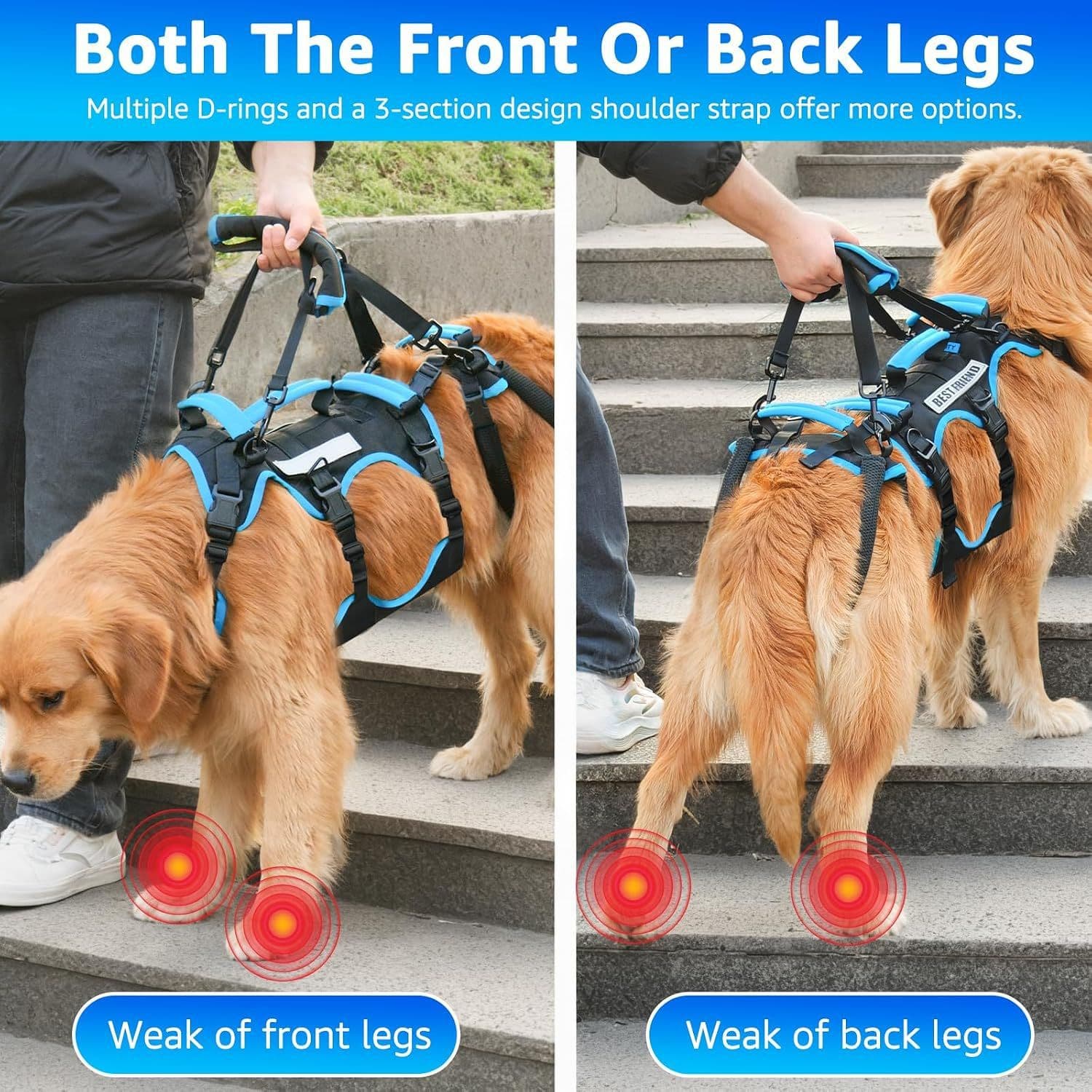 Walking Rehabilitation Training Aid For Senior Dogs Large-breed Dog Harness