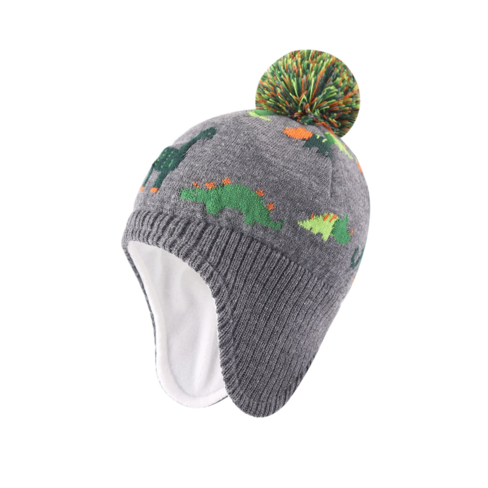 Autumn And Winter Warm Dinosaur Earmuffs