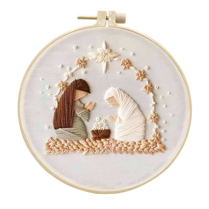 Embroidery Diy Religious Retro Material Suit