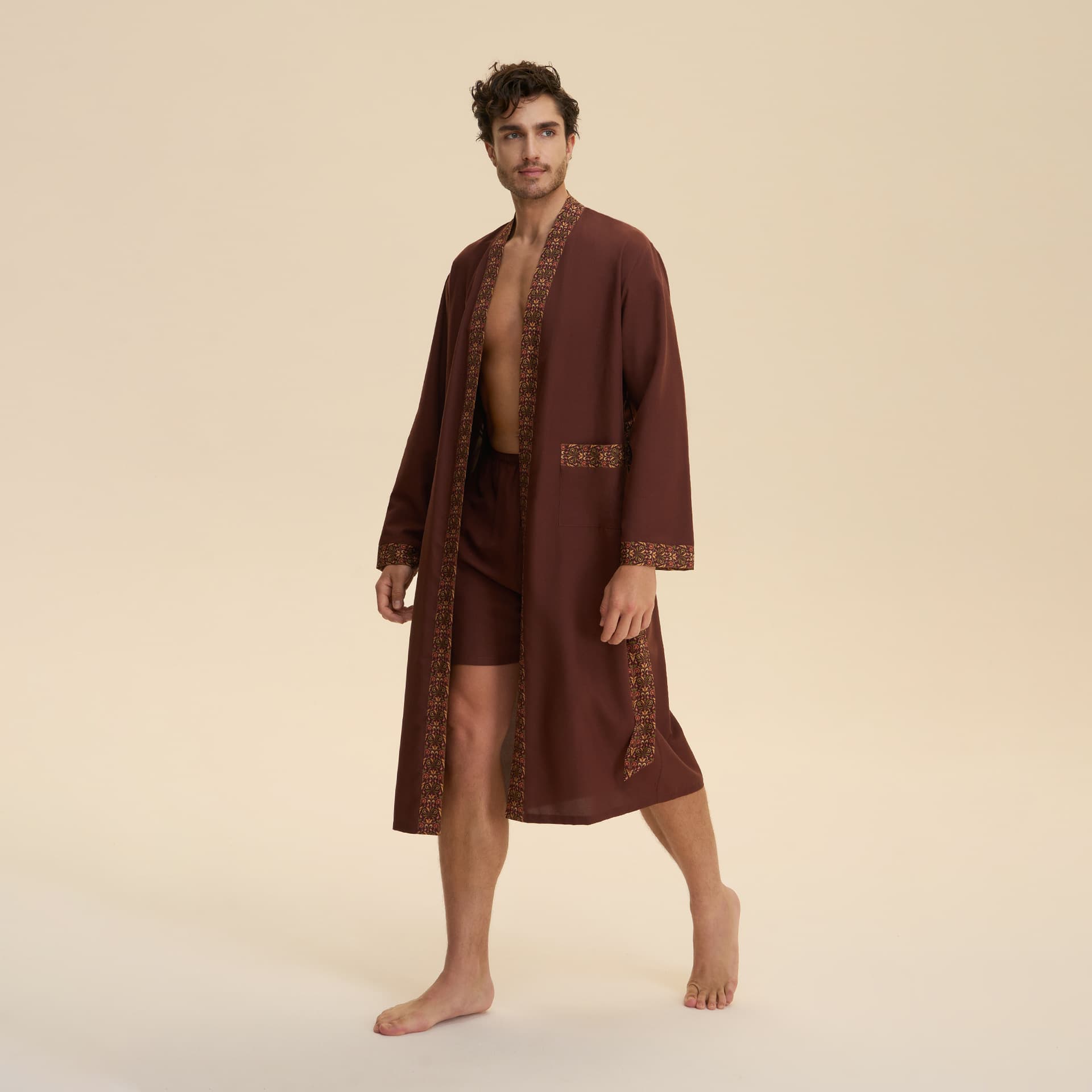Loose Casual Middle Eastern-style Single Nightgown For Couples Long Cloud-shaped Cotton Loungewear