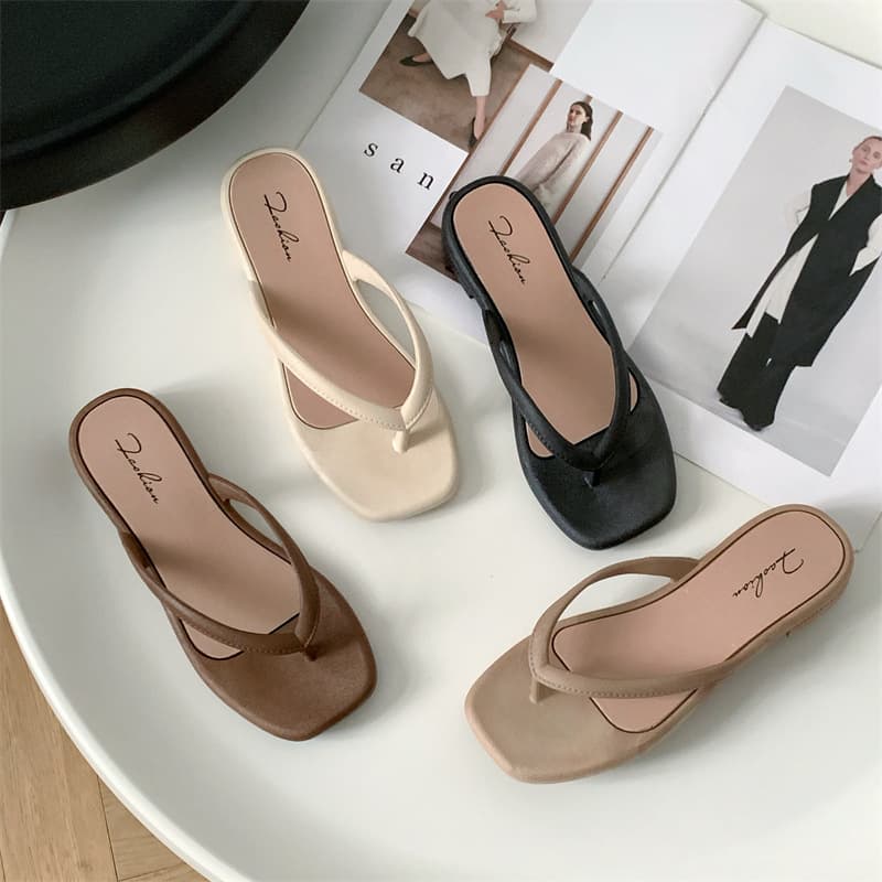 Summer Womens Flip-flops Outdoor Flat Thong Sandals Indoor Home Slippers