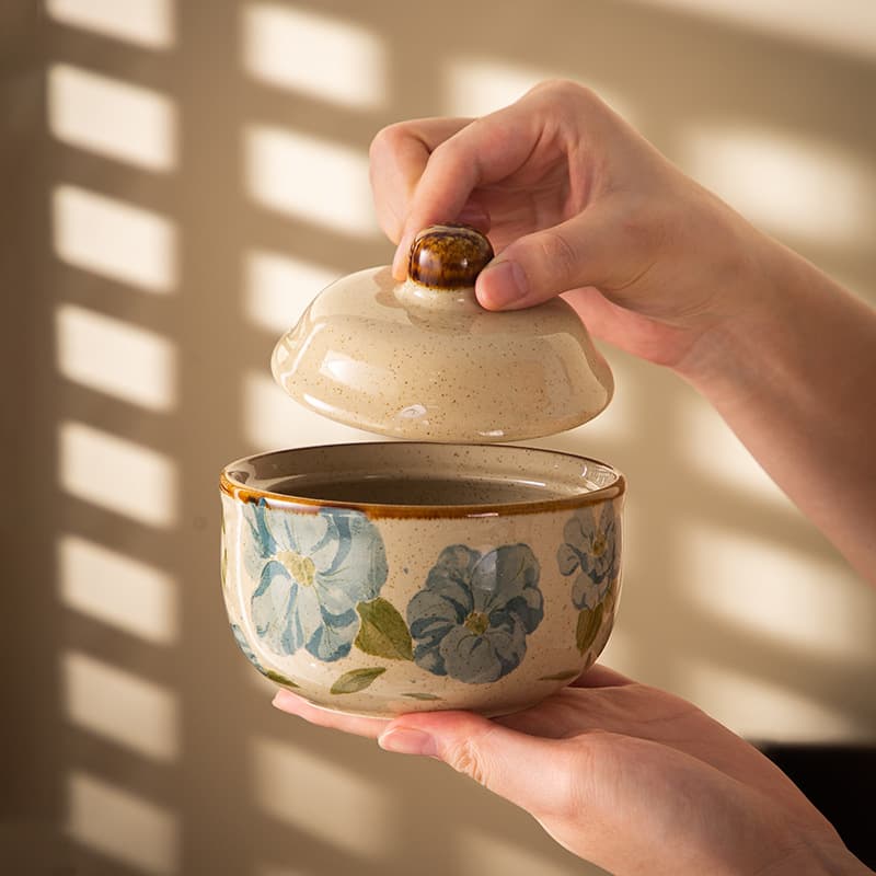 Stew Pot With Lid Soup Pot For Water-bath Cooking Small Earthenware Casserole For Home Use Soup Bowl