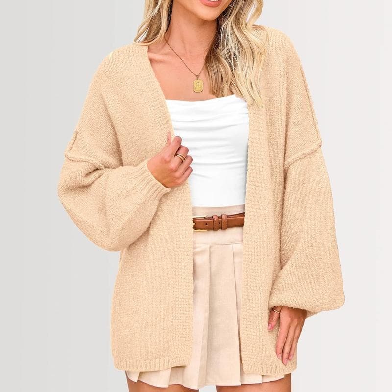 Women's Fashionable Casual Knitted Cardigan Coat
