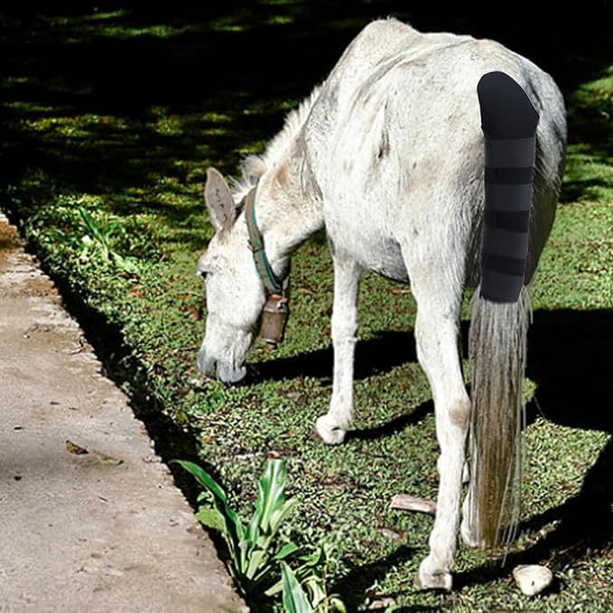 Horse-tail Protective Cover To Prevent Mosquito Bites