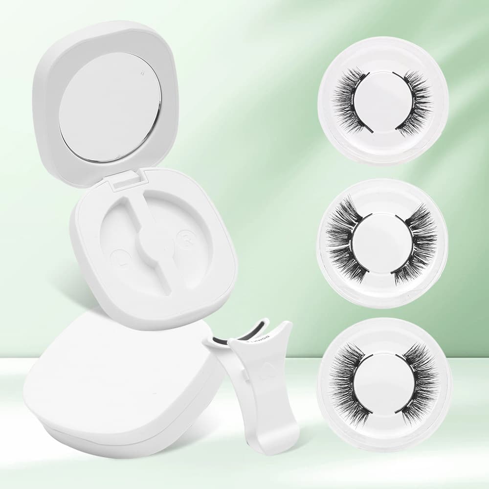 New Magnetic False Eyelash Set, Upgraded Versionnatural, Portable, And Ideal For Cross-border Trade