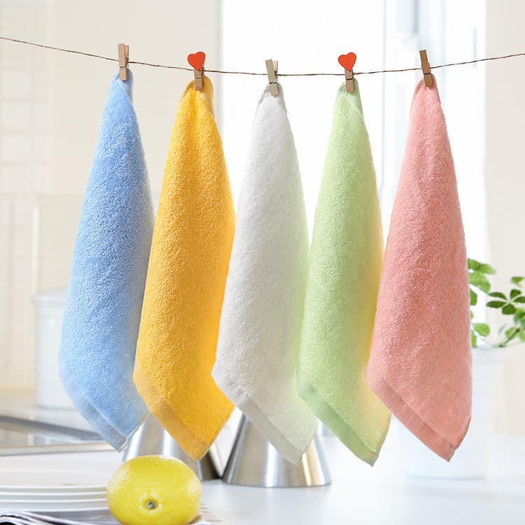 Saliva Towel Absorbent Face Towel Small Square Towel