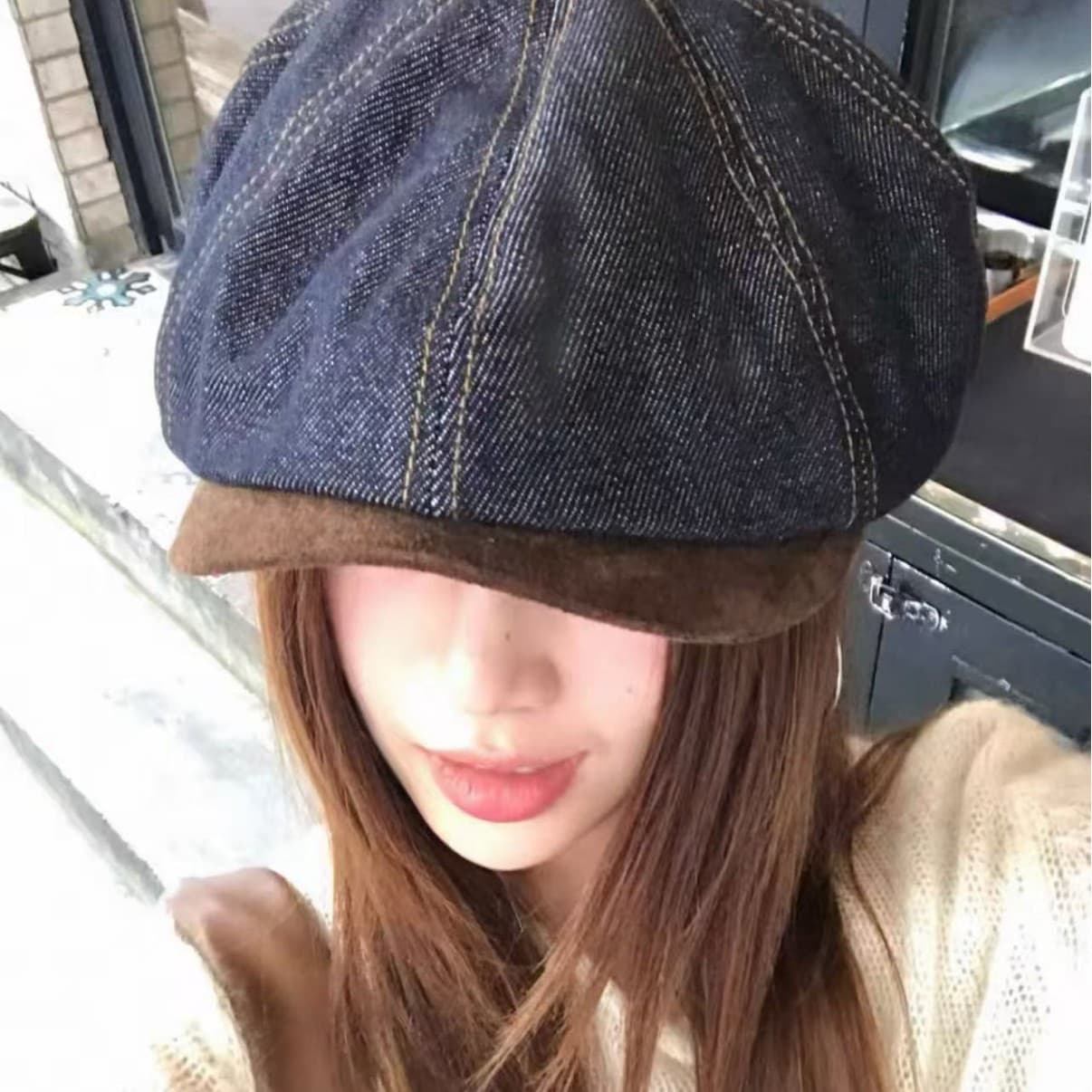 Japanese-style Artistic And Casual Painters Cap