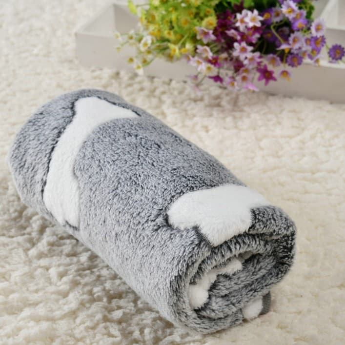 Pet Supplies AutumnWinter Warm Coral Fleece Blanket