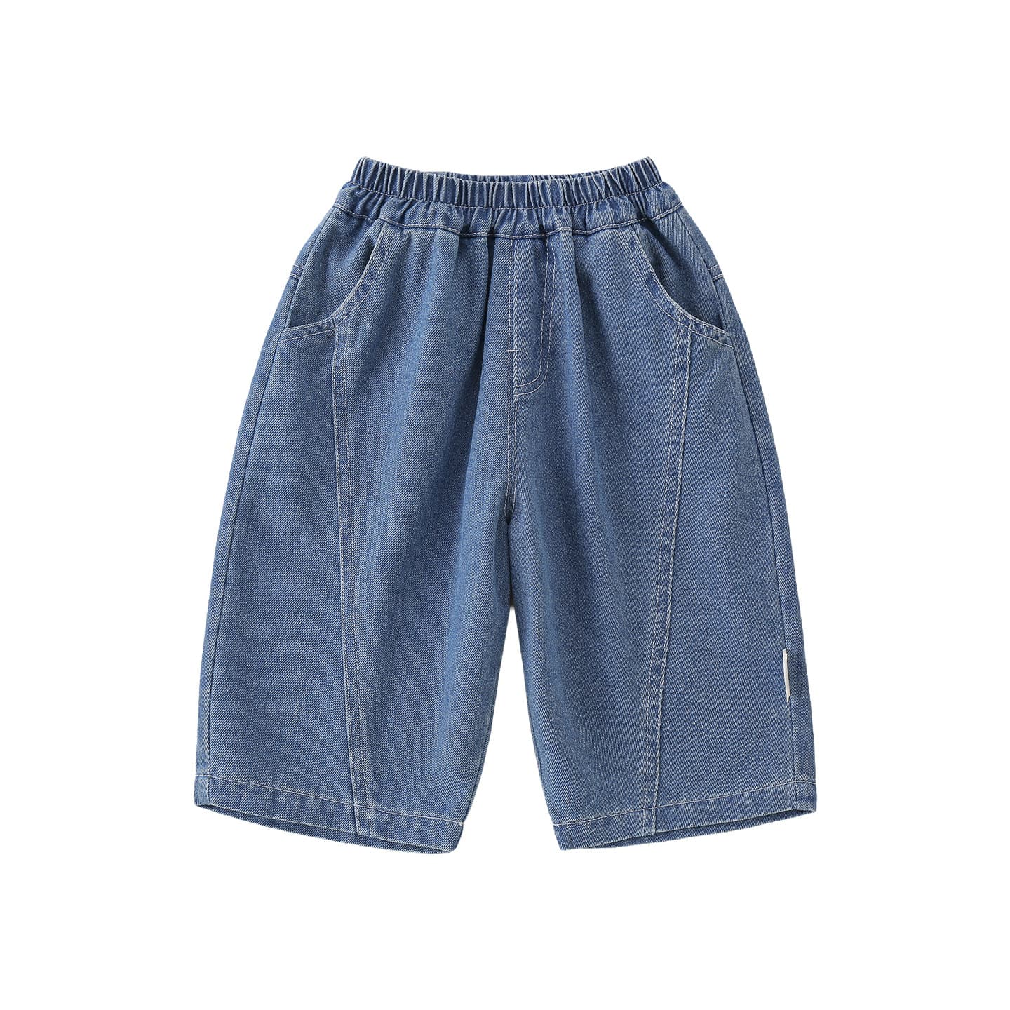 Girls Wide-leg Loose-fit Denim Jeans