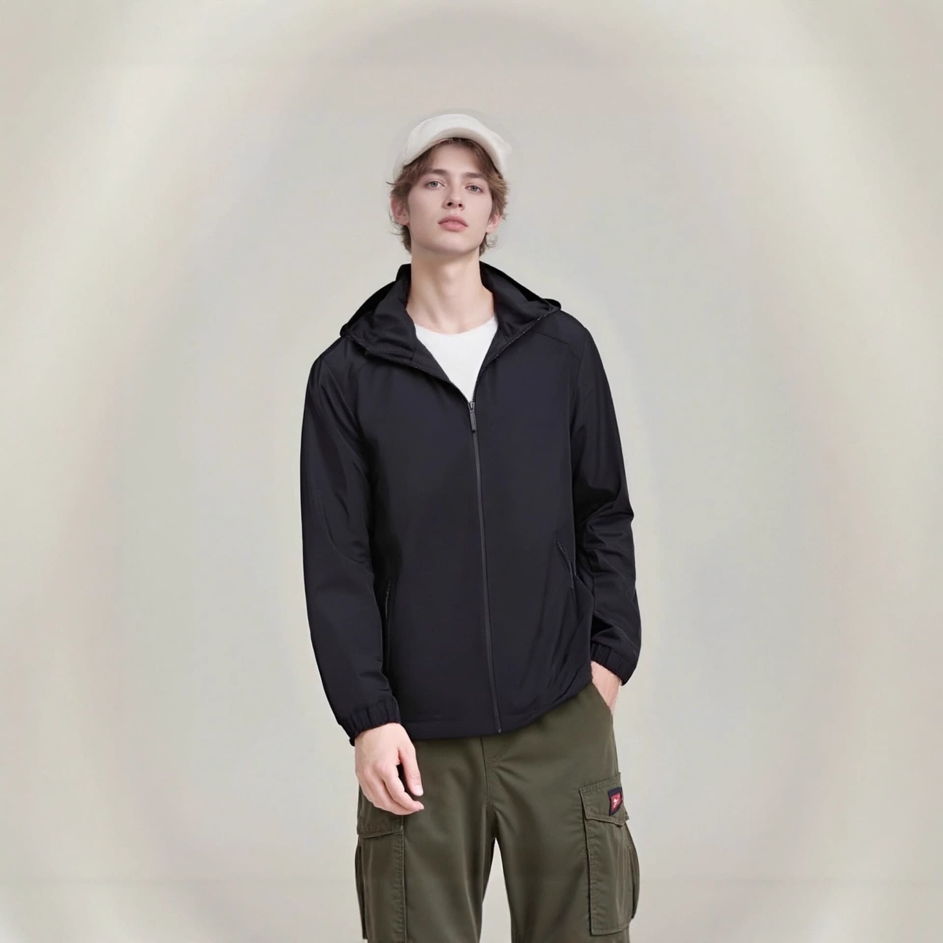 Lightweight Hooded Waterproof Jacket