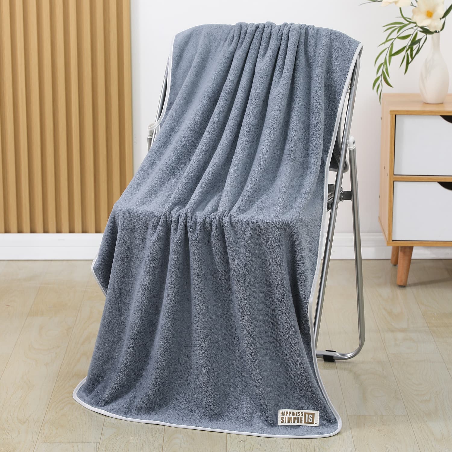 Class A Coral Fleece Bath Towel Soft Skin-friendly Highly Absorbent And Lint-free
