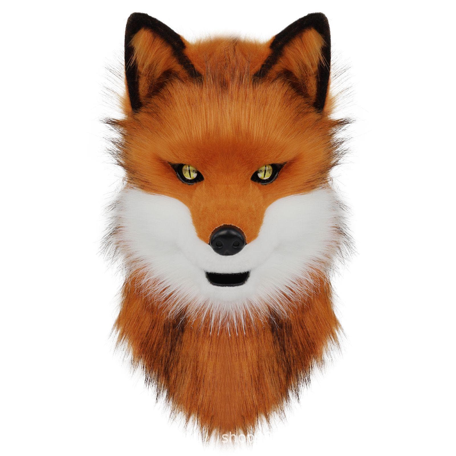 Plush Animal Canine Fox Mask Hood Full-head Finished Beast Head
