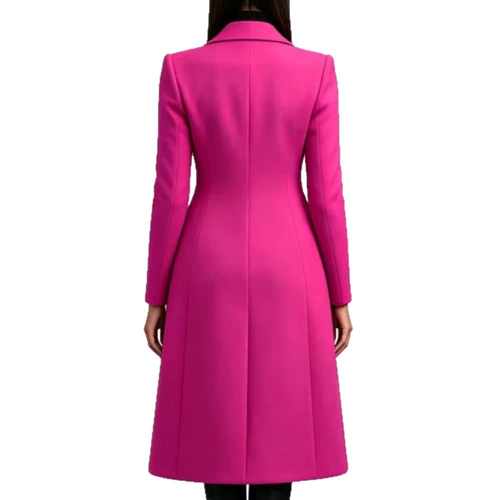 Elegant Mid-length Long-sleeve Blazer Casual Jacket Autumn Winter Fashion