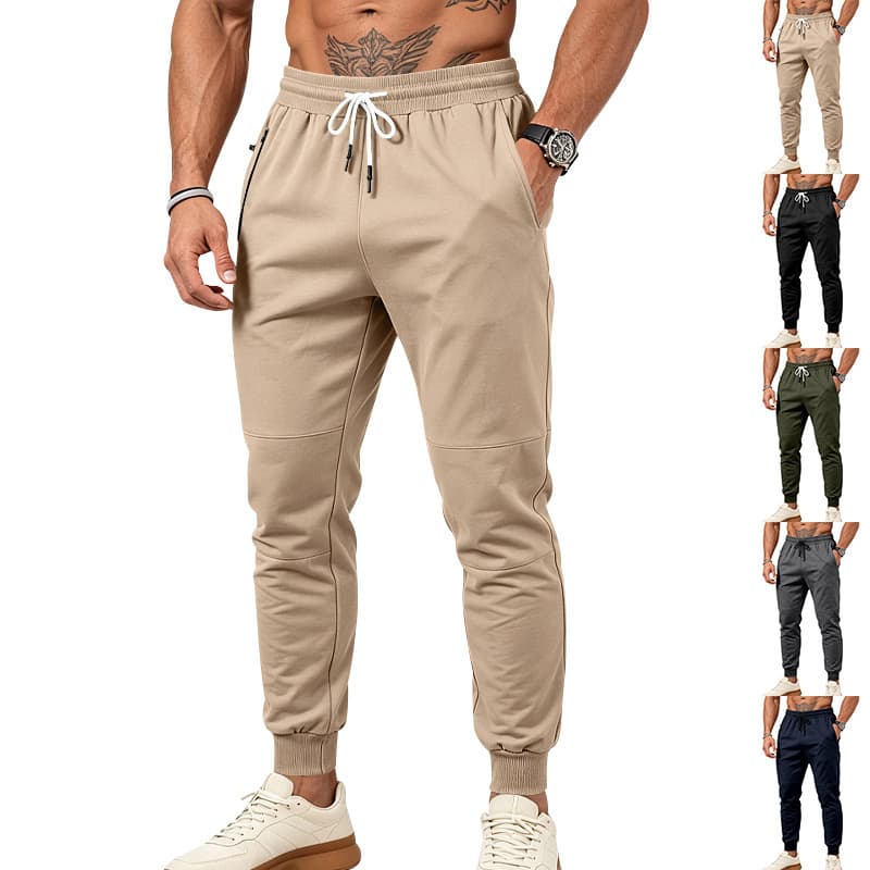 Men's Spring And Autumn Sports Casual Patchwork Sweatpants