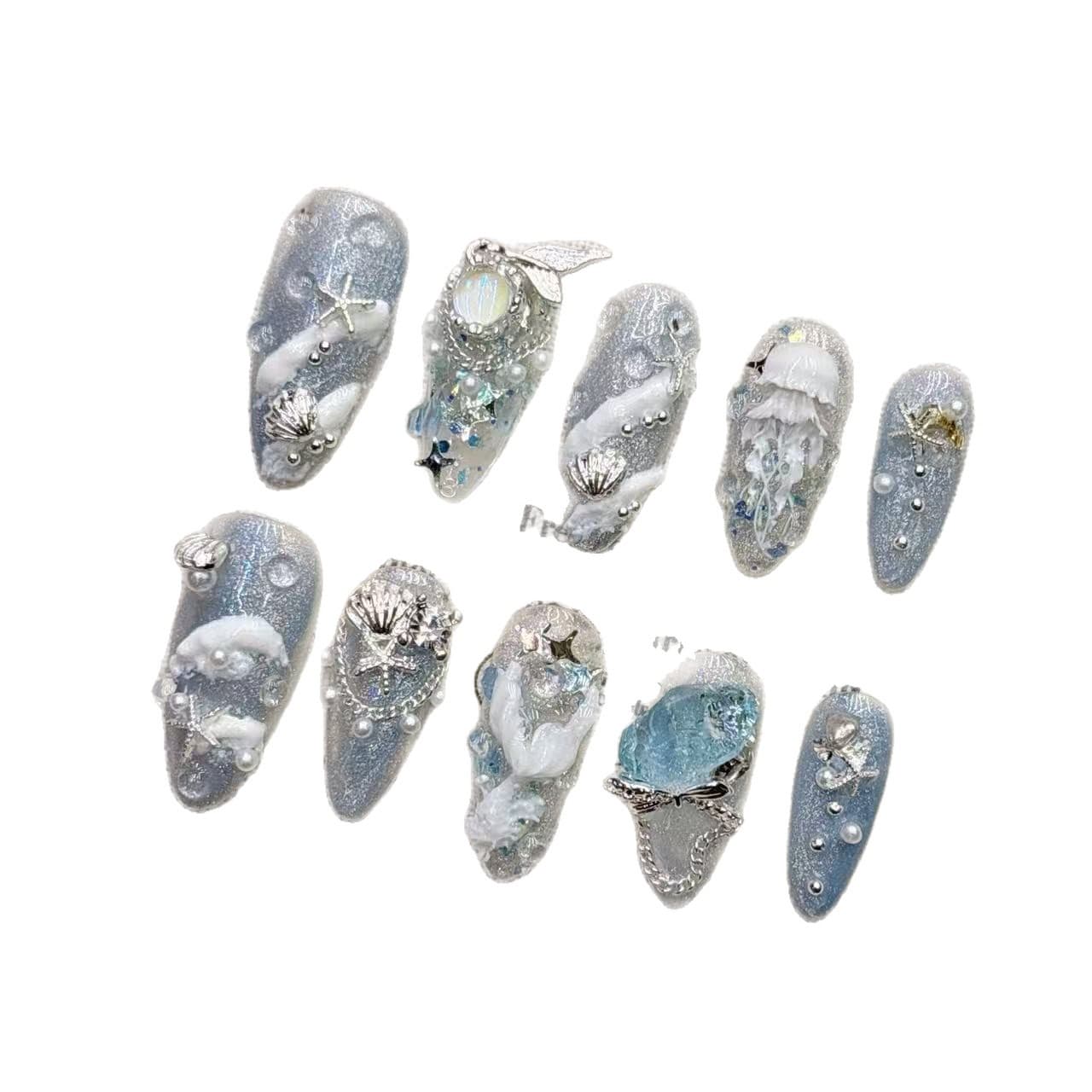 Versatile Fake Fingers Purely Handmade Wearable Nails