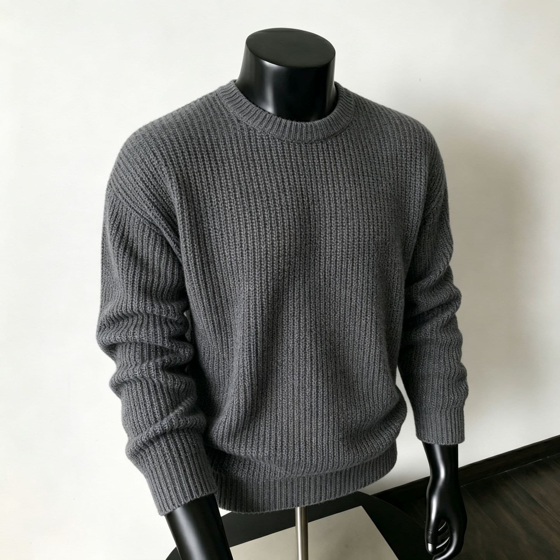 Solid Color Knitted Inner Bottoming Sweater