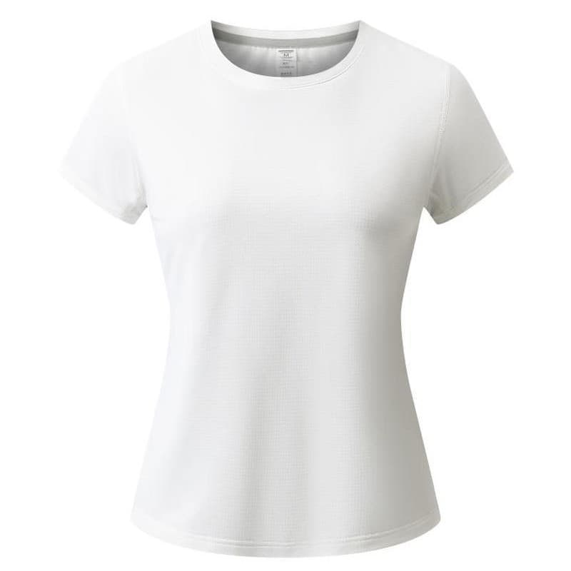 Quick-drying Crewneck T-shirt Summer Short-sleeve Work Uniform