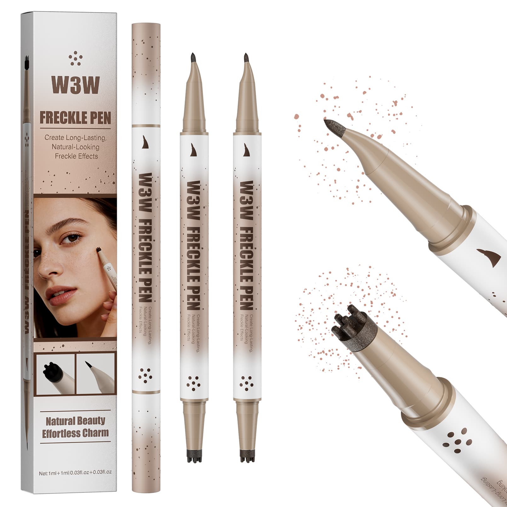 W3W Double ended Stamp Freckle Pen
