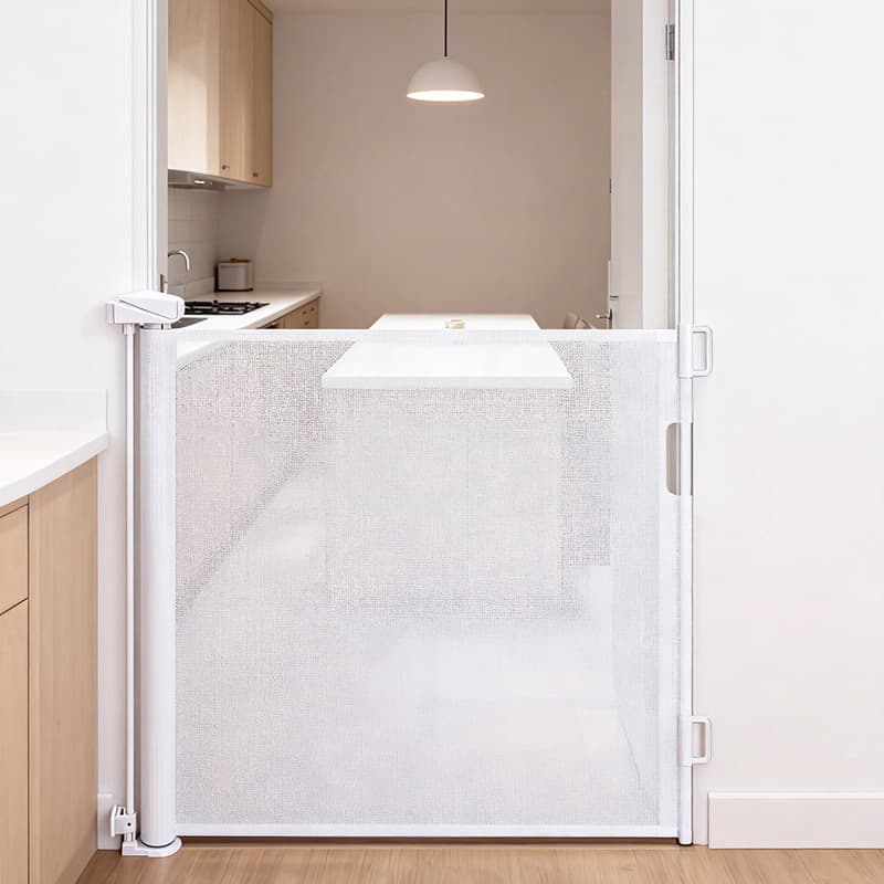 No-drill Automatic Retractable Indoor Pet Fence For Cats And Dogs
