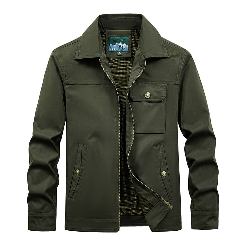 Fashion Polo Collar Men's Labor Jacket