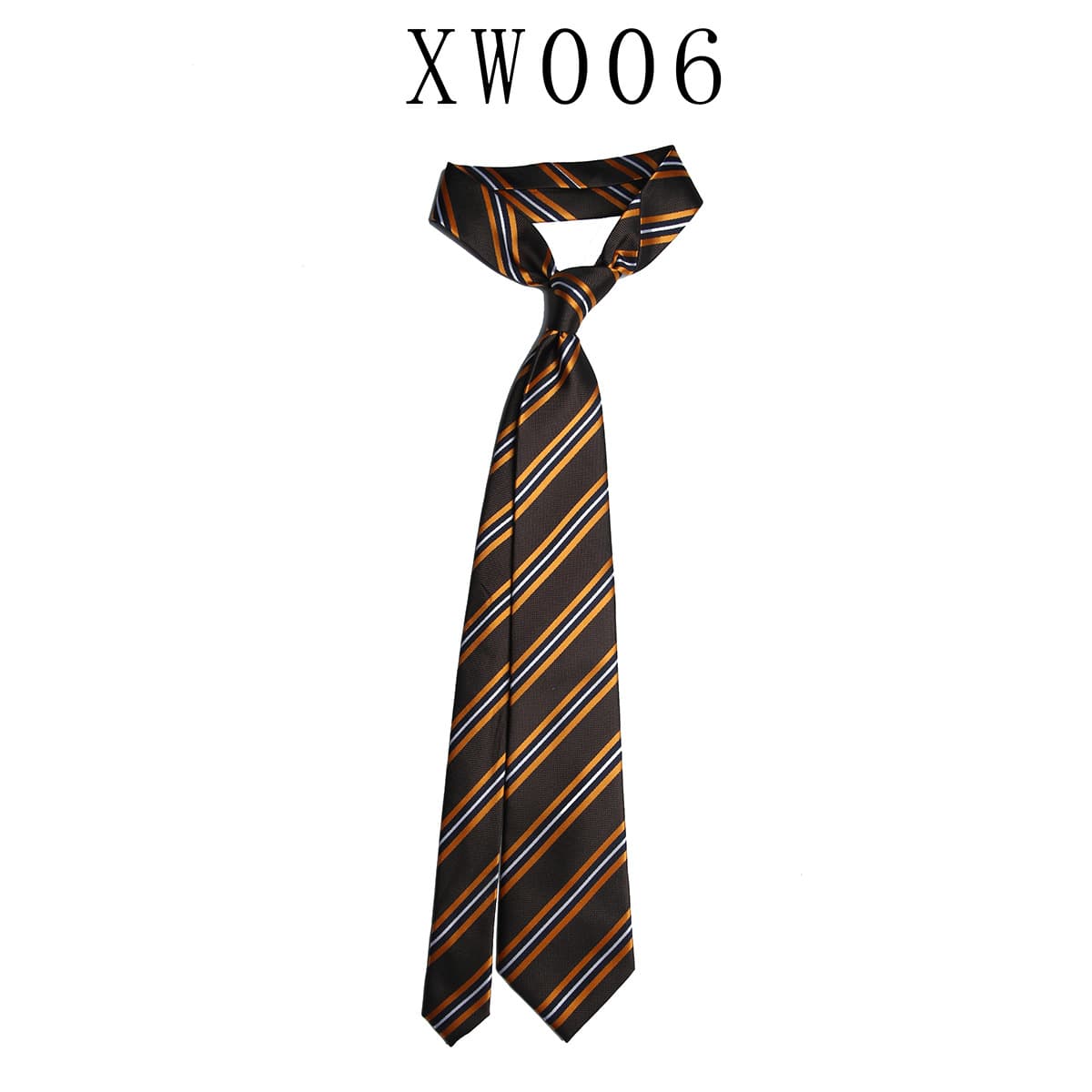 Silk-polyester Printed Jacquard Twill Tie