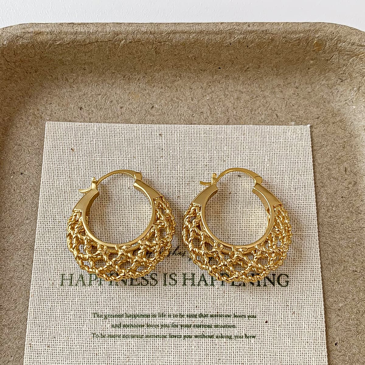 Simple And Stylish Hollow-out Earrings For Women