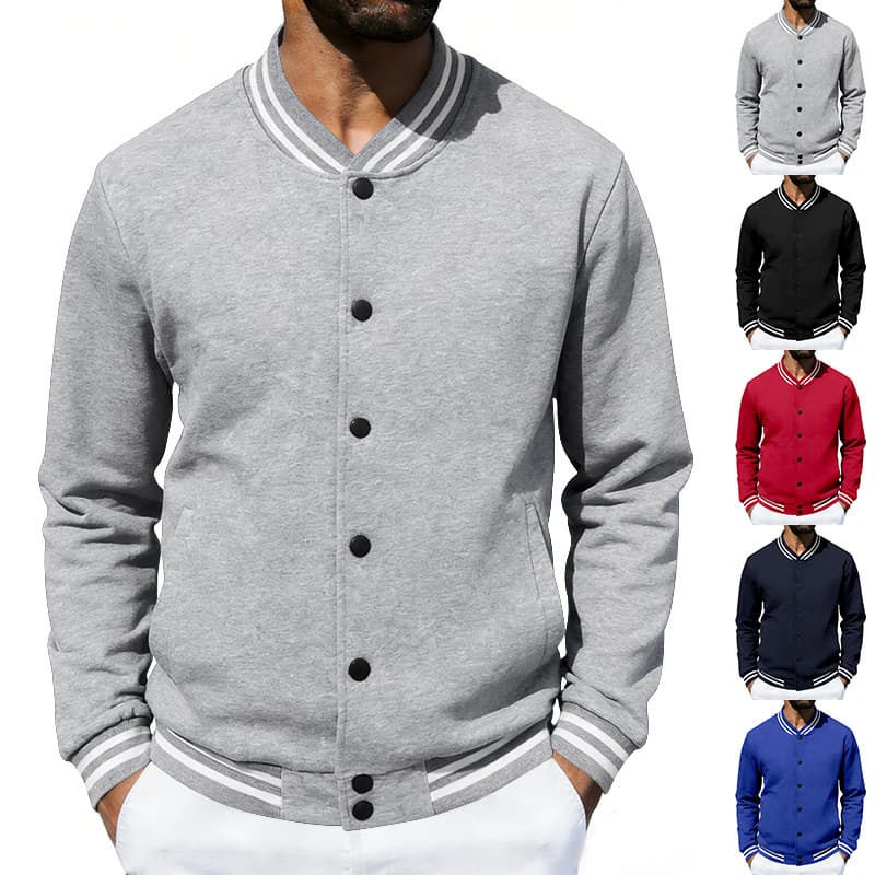 Loose-fit Men's Retro Fleece-lined Flight Jacket