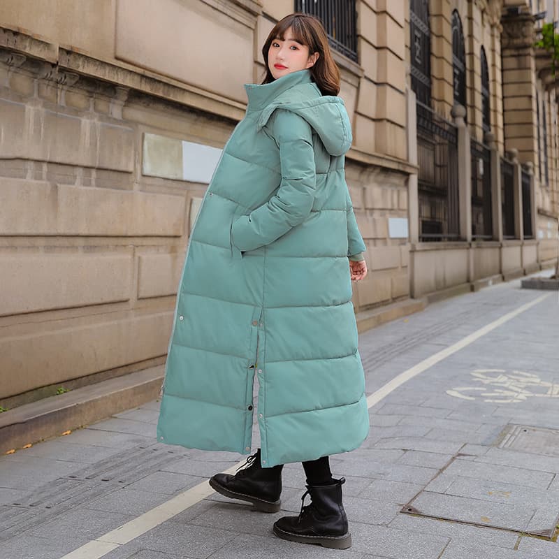 Extra-long Knee-length Thickened Fashion Coat