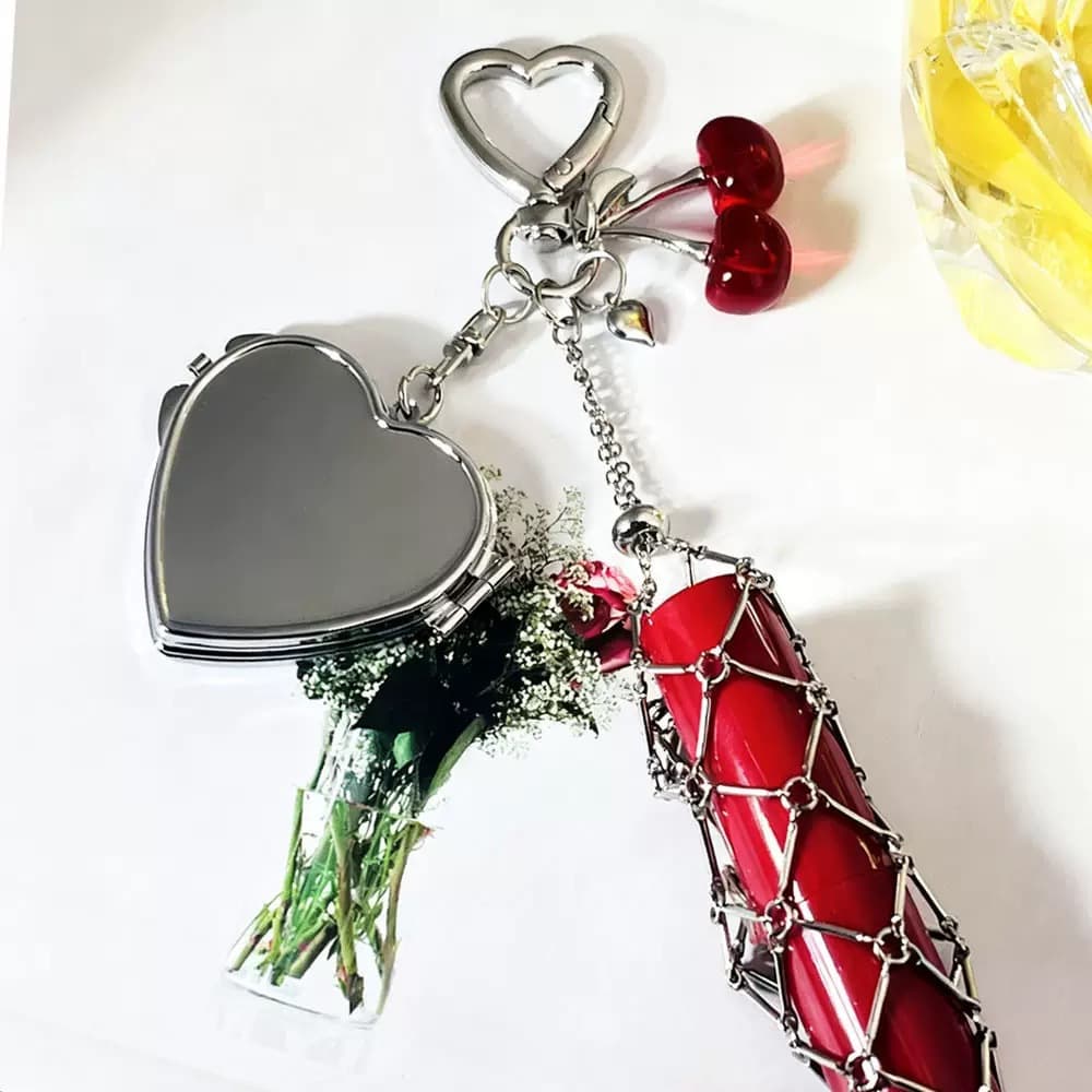 Simple Metal Portable Keychain Bag Charm