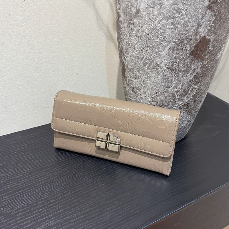 High-end, Sophisticated, Stylish, Versatile Coin Purse Niche, Light-luxury Long Clutch