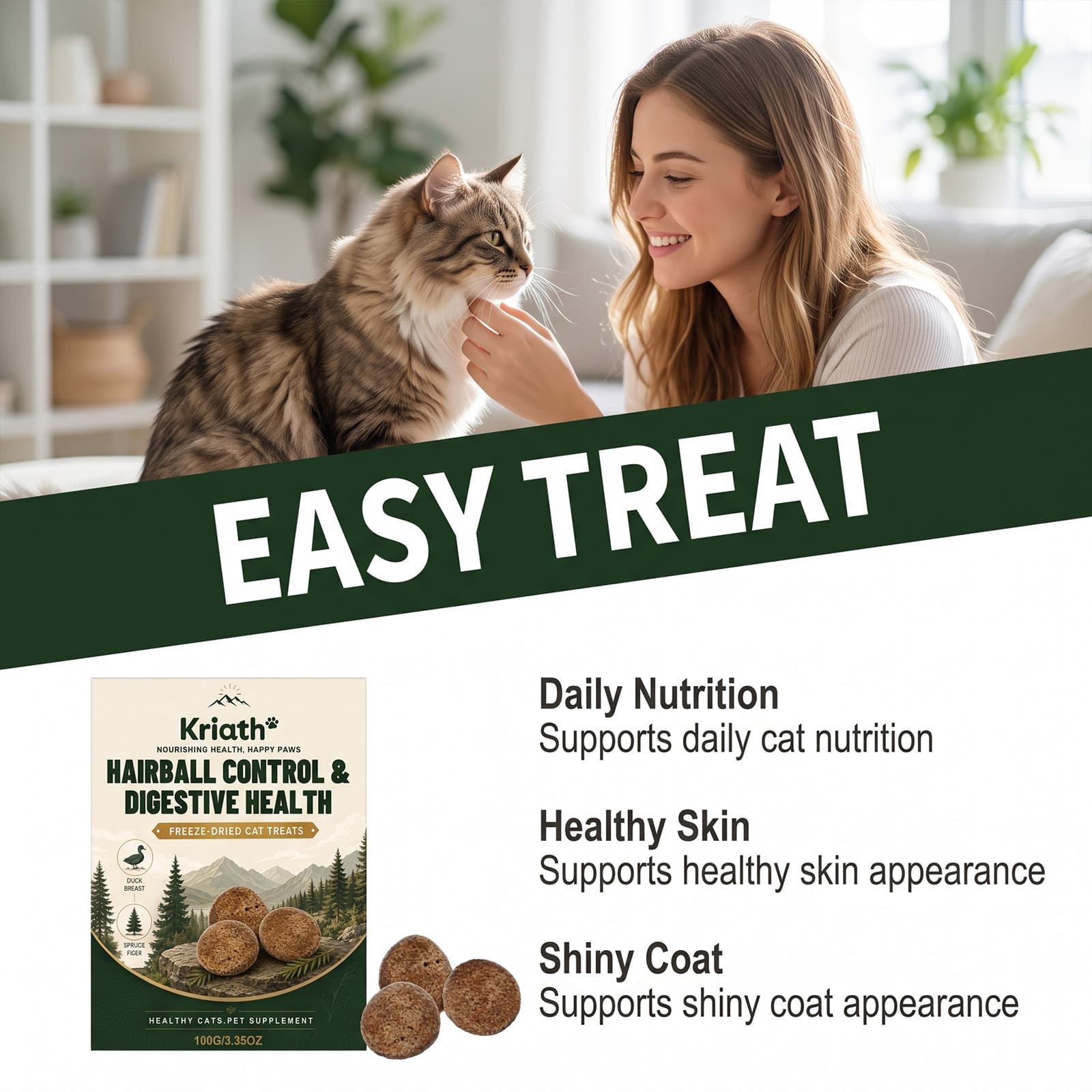 Cat Interactive Teething And Daily Nutritional Supplement Tablets