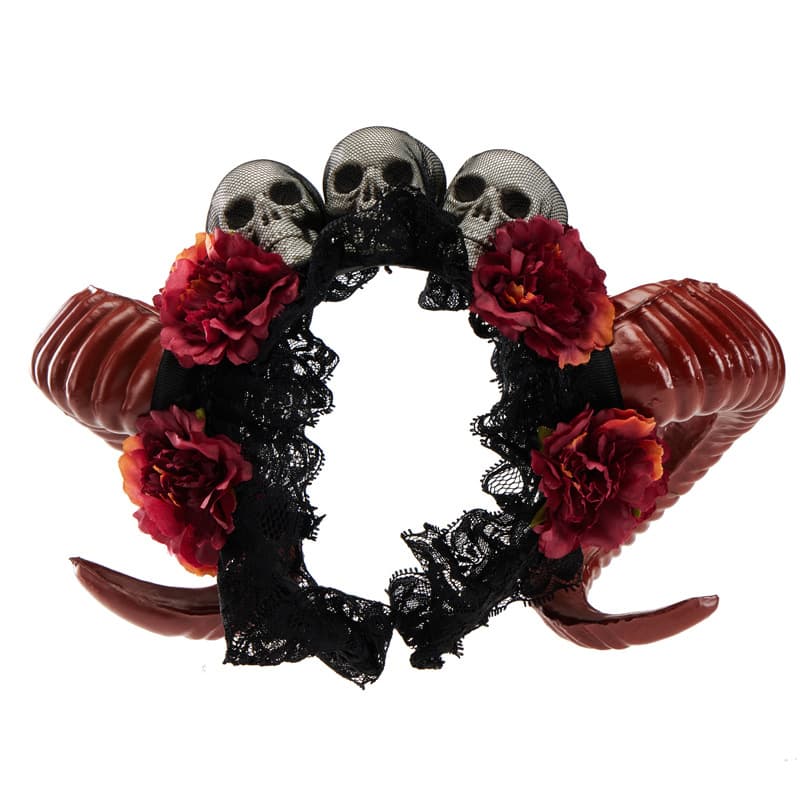 Lace Rose Headband Lolita Halloween Headdress