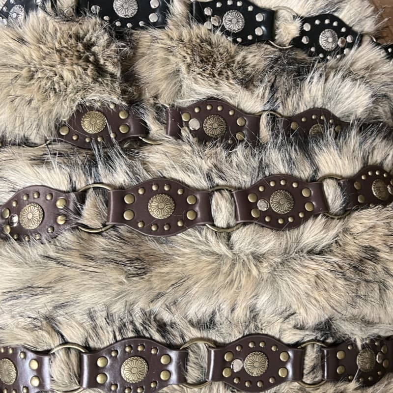 New Western Cowboy-style Plush Belt