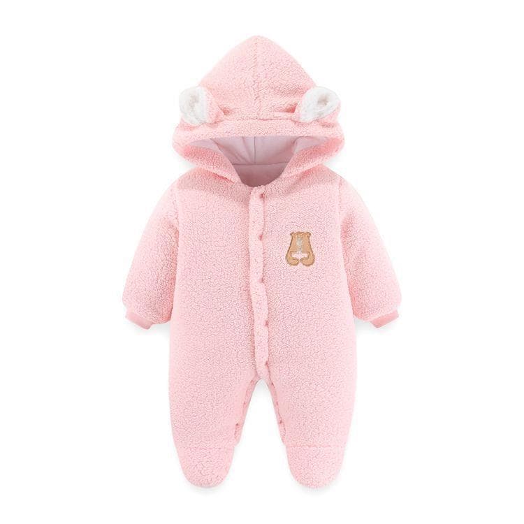 Thickened Warm One-Piece Romper For Baby Boys And Girls