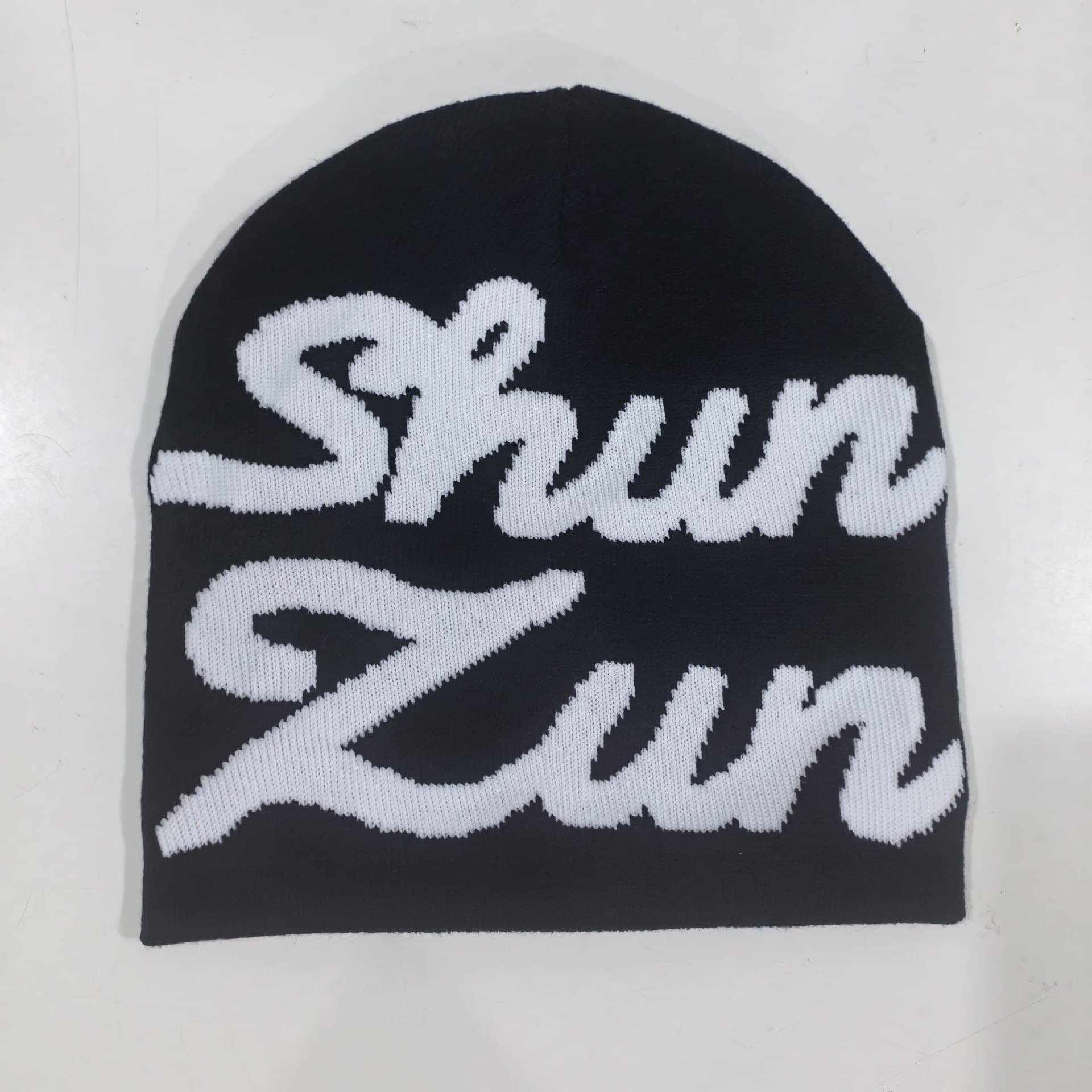 Jacquard Letter Knit Beanie American-style Warm