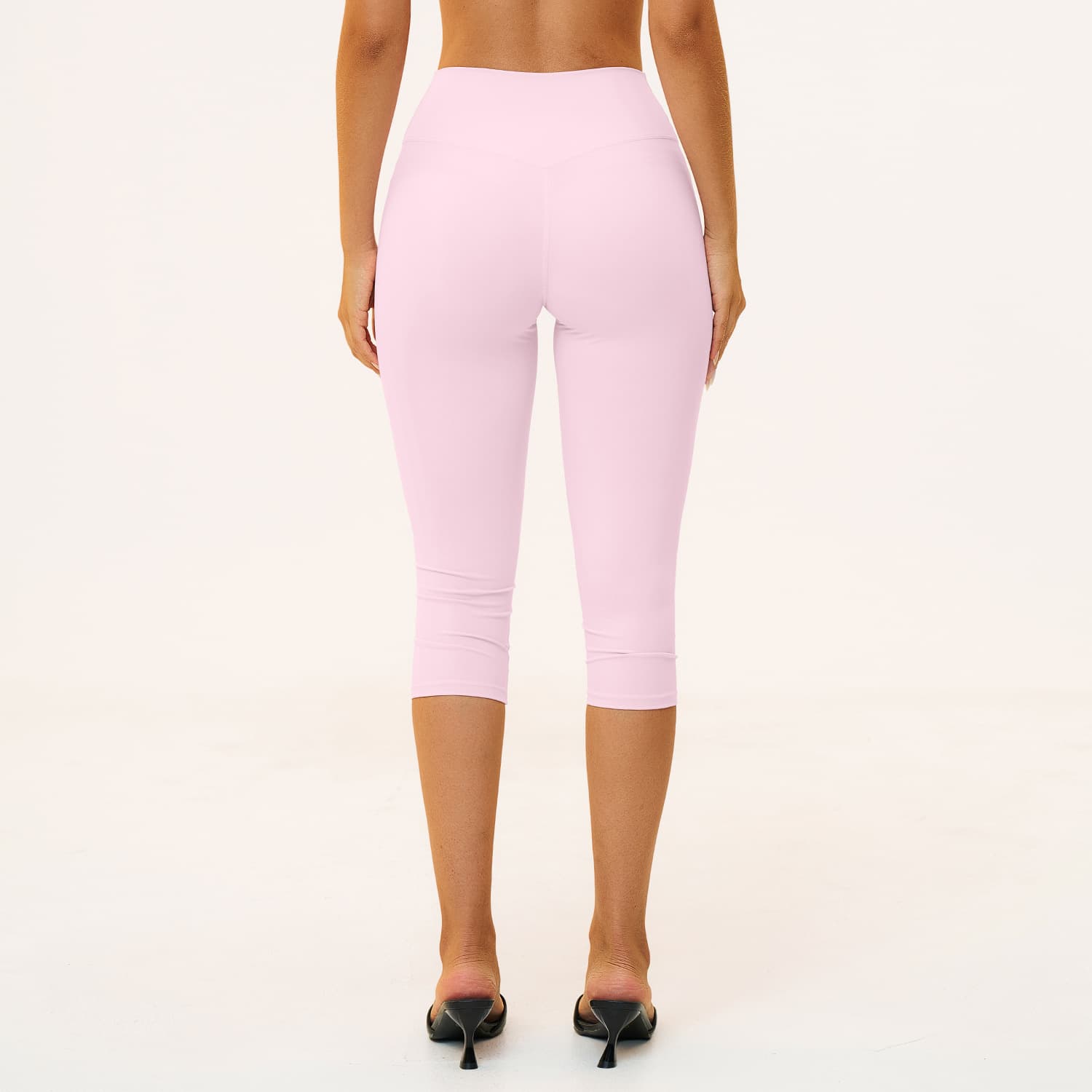 High-waisted Butt-lifting Form-fitting Slimming Workout Capris
