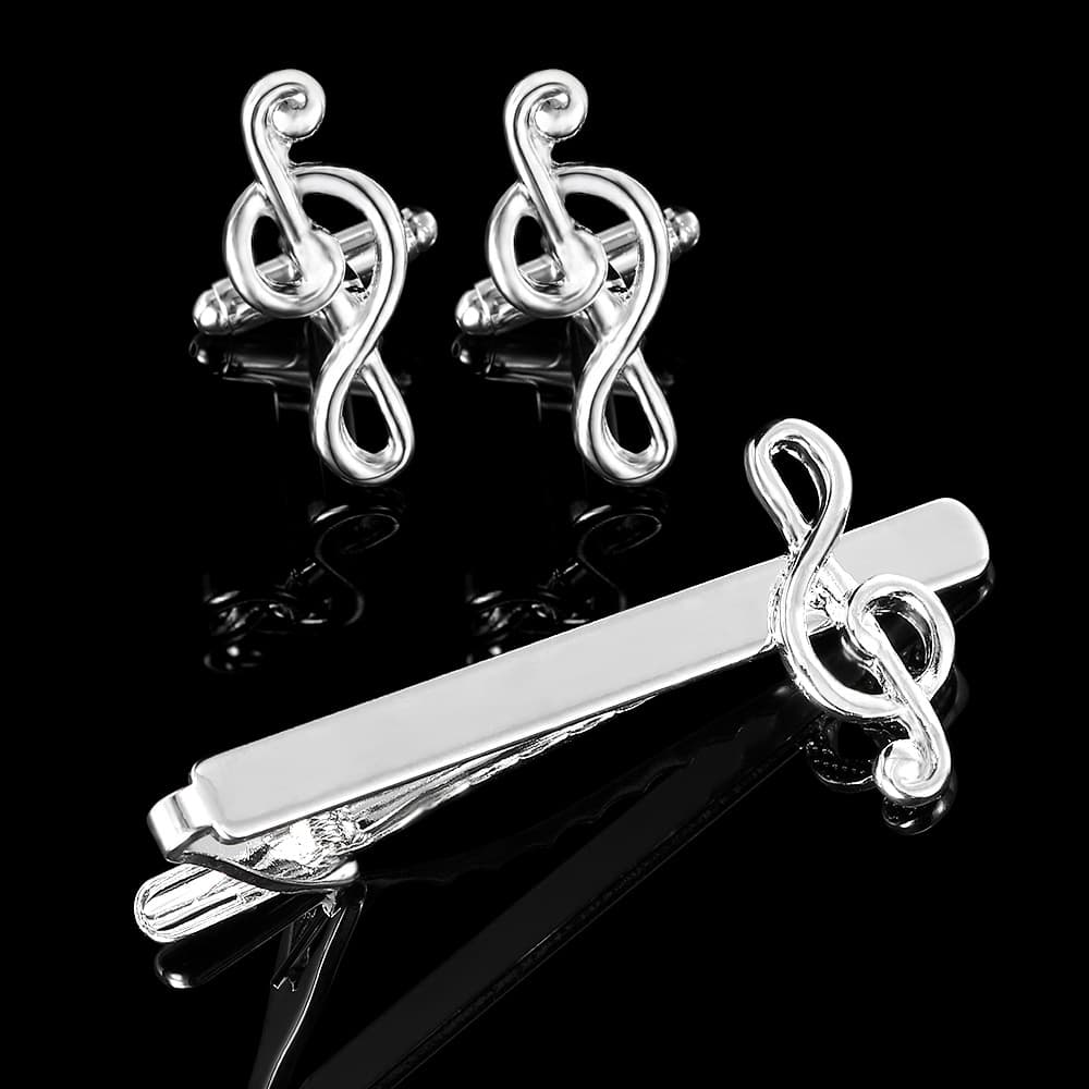 Fashion Copper Clip Men's Note Tie Clip