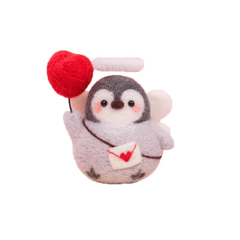 Wool Felt Poke Diy Material Package Handmade Key Pendant