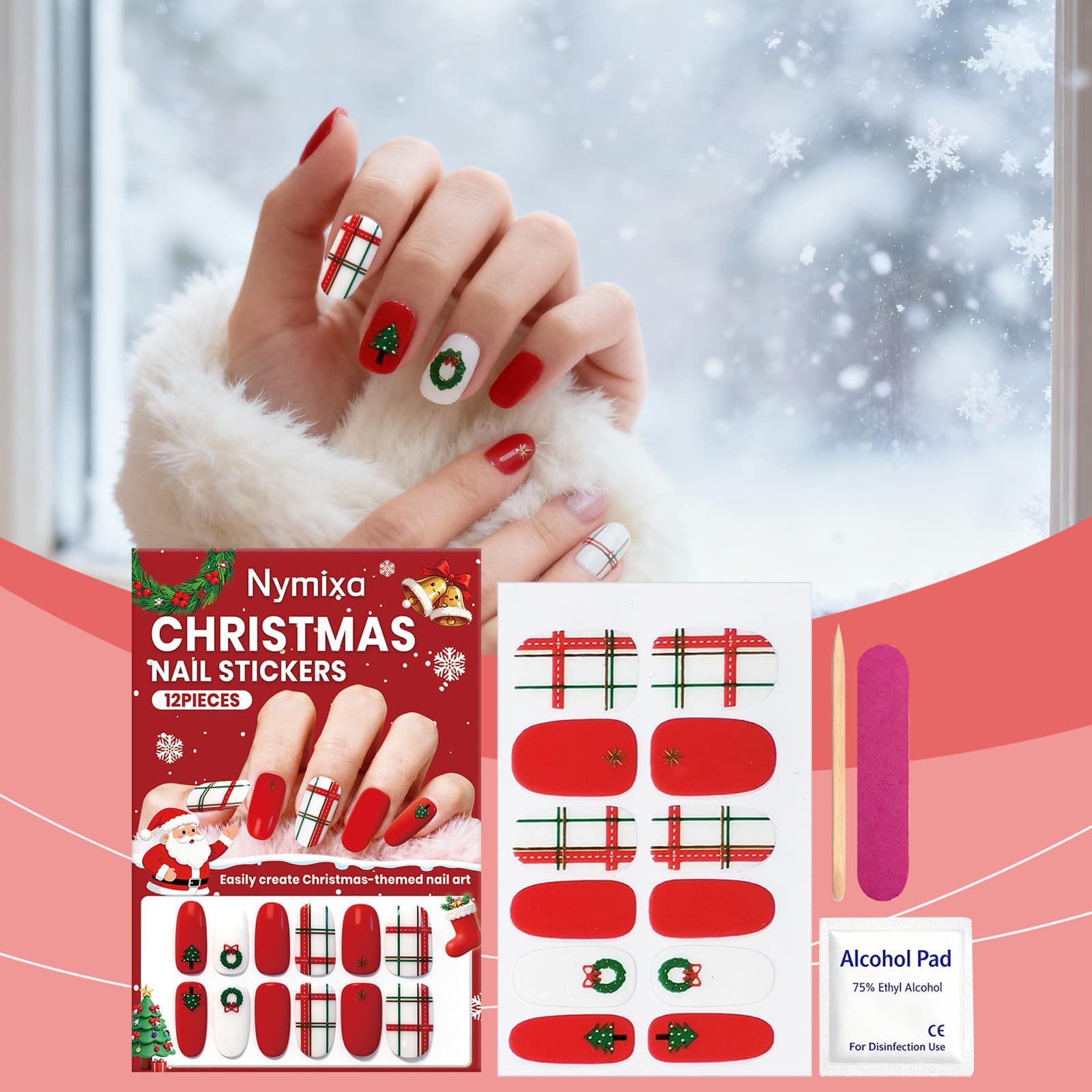 Soft Gel Nail Sticker Set
