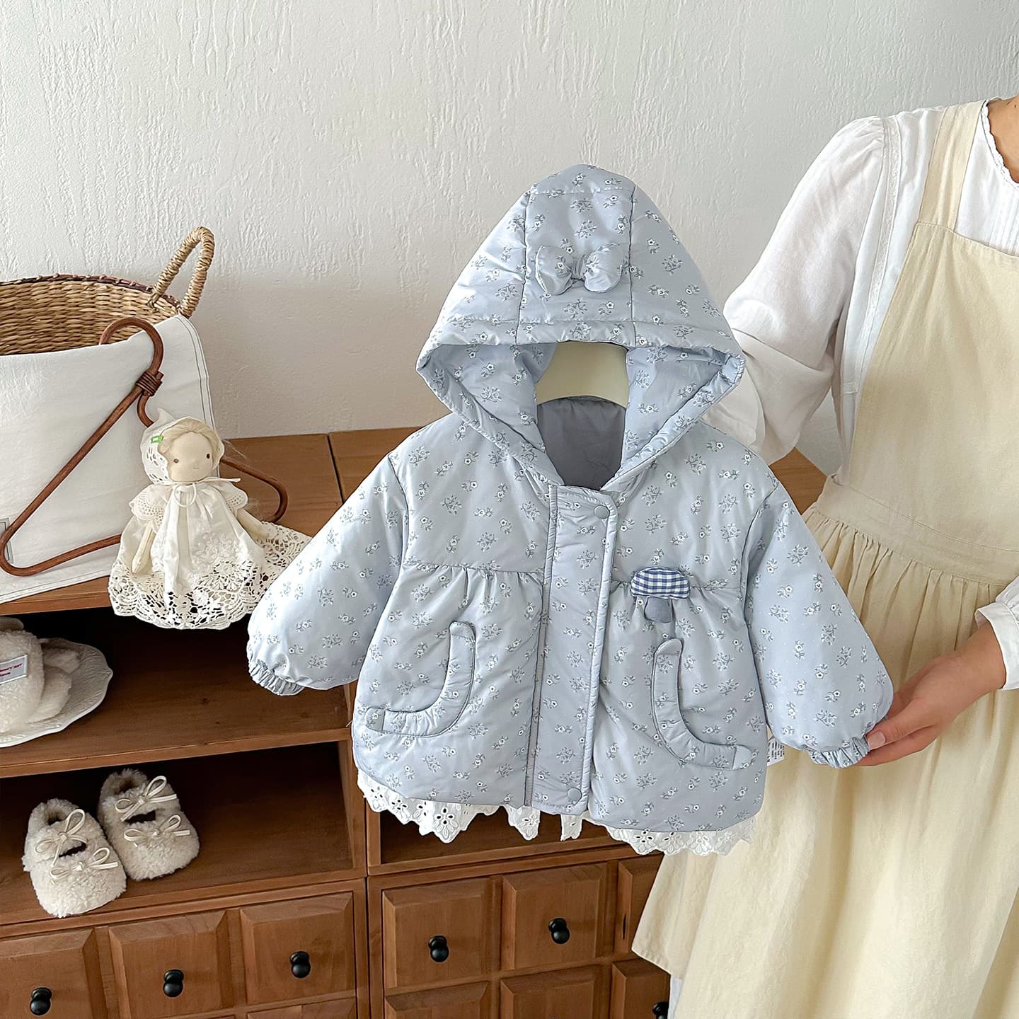 Lightweight Down Jacket For Baby Girls