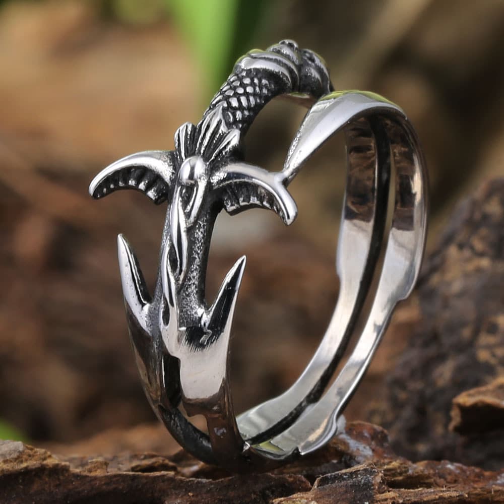 Personalized Retro Weapon Sword Titanium Steel Ring